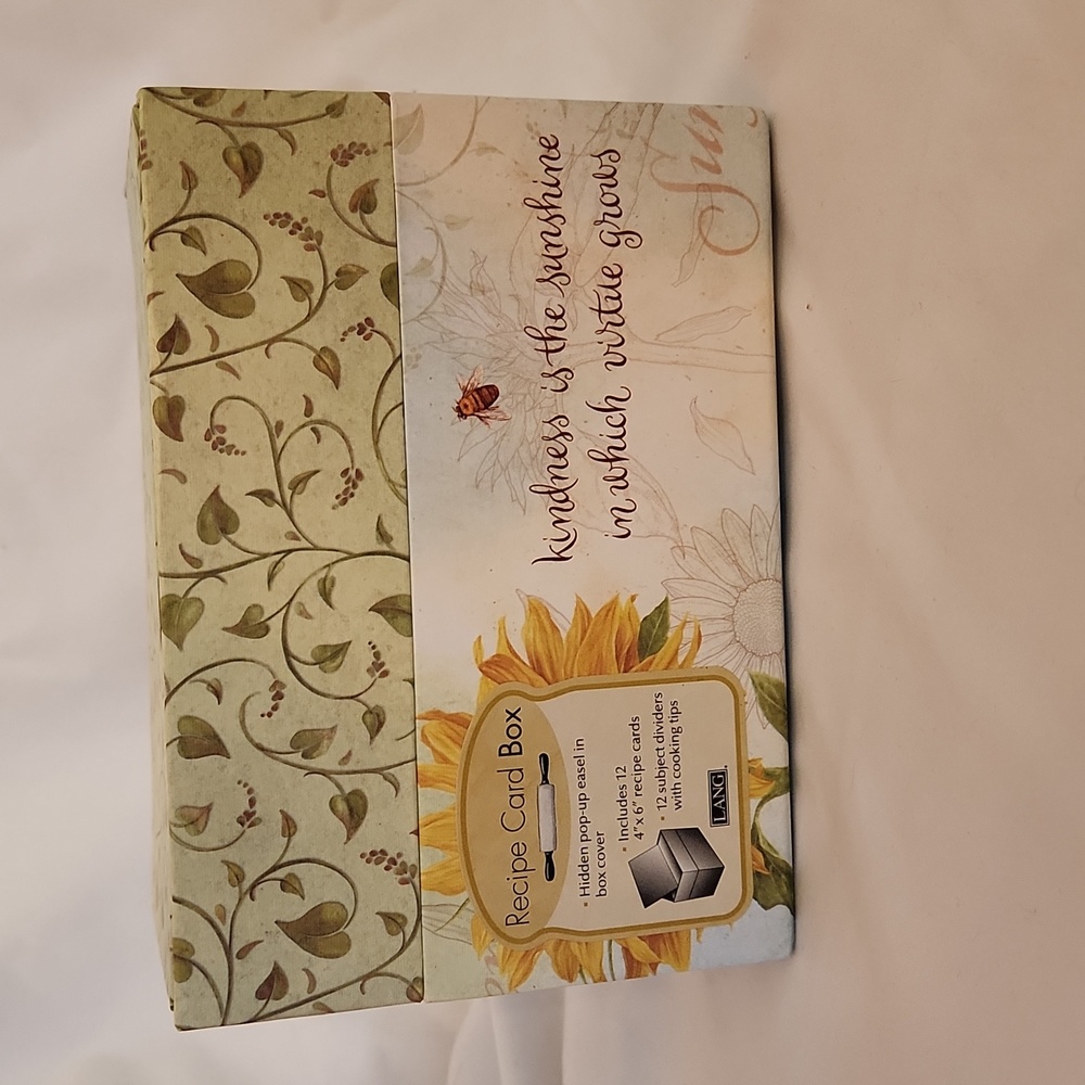 Lang Virtue Grows Complete Recipe 4"x6" box, cards and  dividers.